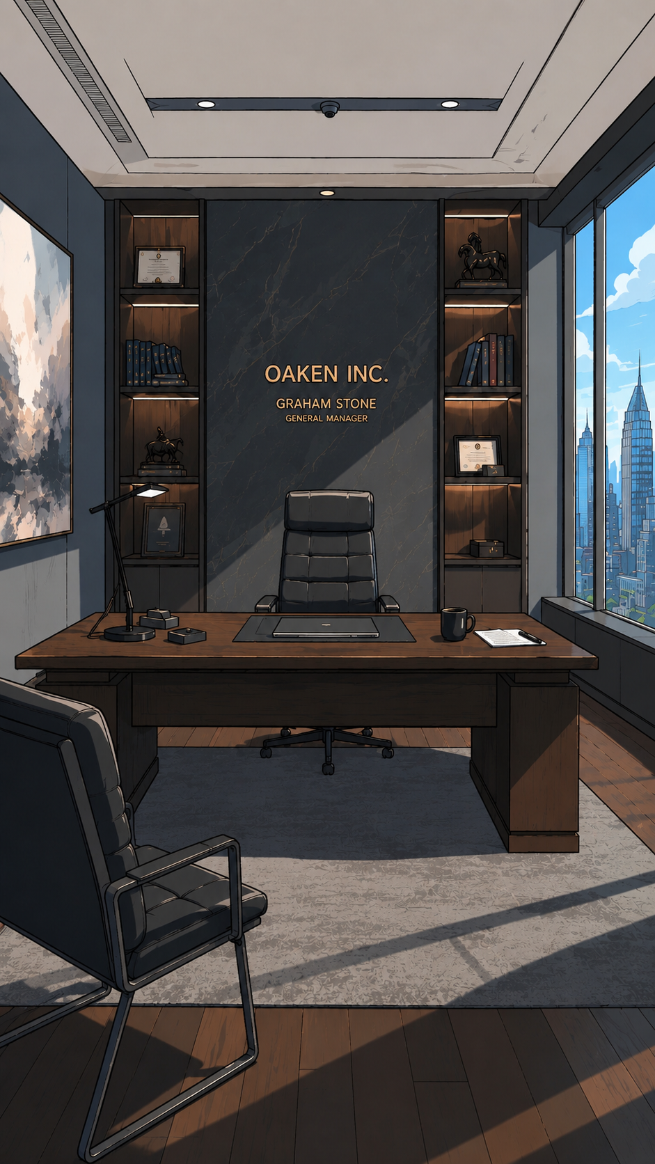 The general manager's office